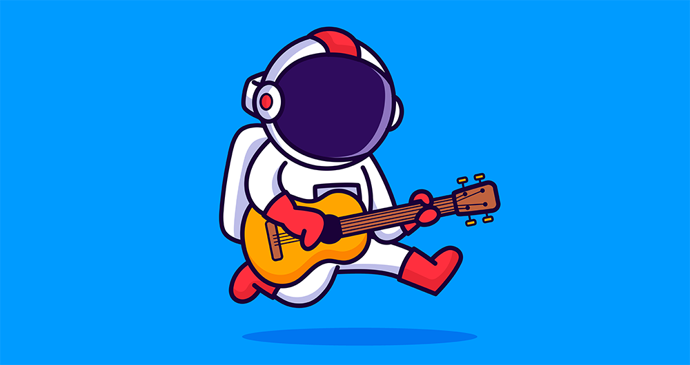 Guitare pour les nuls - Espace - Astronaute